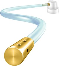 Aerosol Can Extension Side Spray Nozzle Set, 23In Hose, Adapter, Work with Male