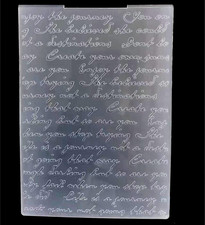 1PC Words Sentiment Background Embossing Folder for Card Making Floral DIY Plast