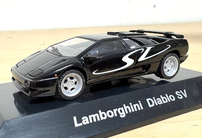 1/64 Lamborghini Diablo SV, Black, silver logo - CM's - Excellent