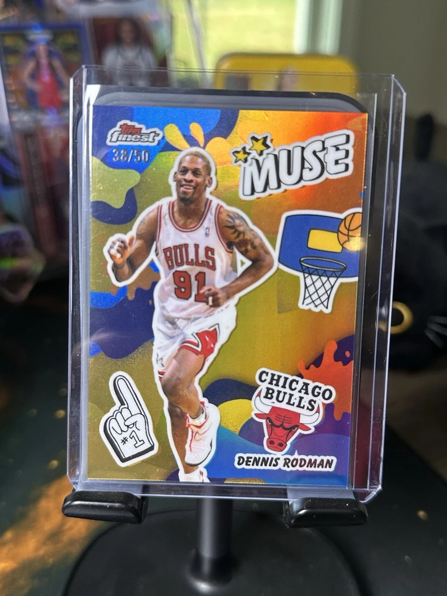 Topps Dennis Rodman Basketball Serial Numbered Sports Trading