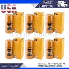 6 Pack NEW CAT 1R-1808 FILTER AS / CATERPILLAR OEM 1R1808