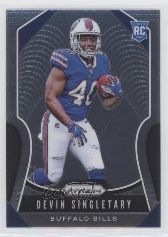 2019 Panini Prizm Rookies Devin Singletary #335 06on