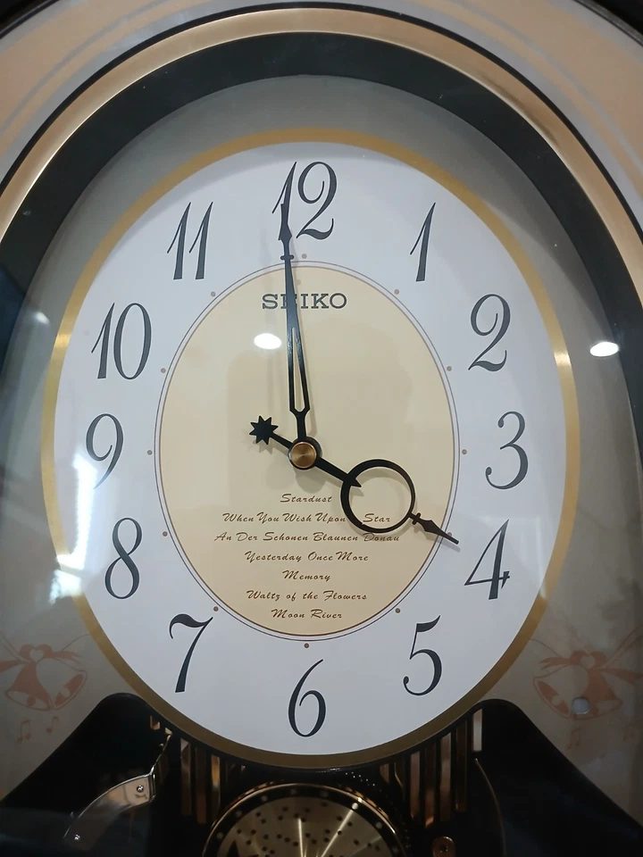 Seiko Melody In Motion 12 Hour Wall Clock Battery Opperated Tested Works - Image 2 of 4