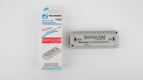Viessmann 1202 SWITCH-coM decodificador de retroalimentación (sin instrucciones, sin accesorios), en O | Zustand: Gebraucht