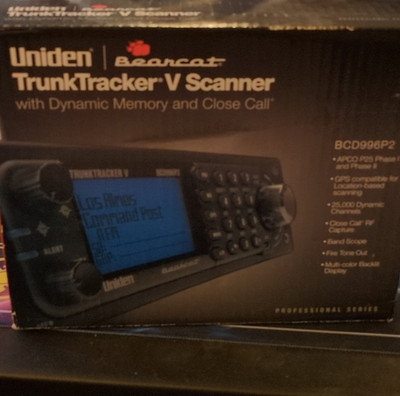 Uniden Bearcat BCD996P2 TrunkTracker V Desktop Scanner 25000 Channels Close Call