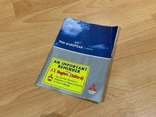 MITSUBISHI SERVICE BOOK GENUINE COLT CZ2, used condition and has been stamped