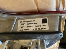 Audi  A4 Avant Fanalino Post Sx Codice 8e9945093