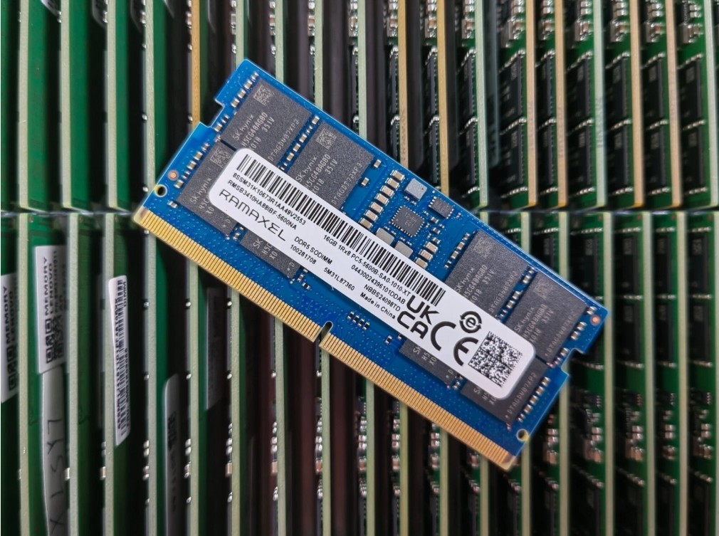 RAMAXEL DDR5 SODIMM 16GB メモリー 本体 RAMAXEL 16GB DDR5 5600 Laptop SODIMM RAM 1Rx8 PC5-5600B-SA0 for
