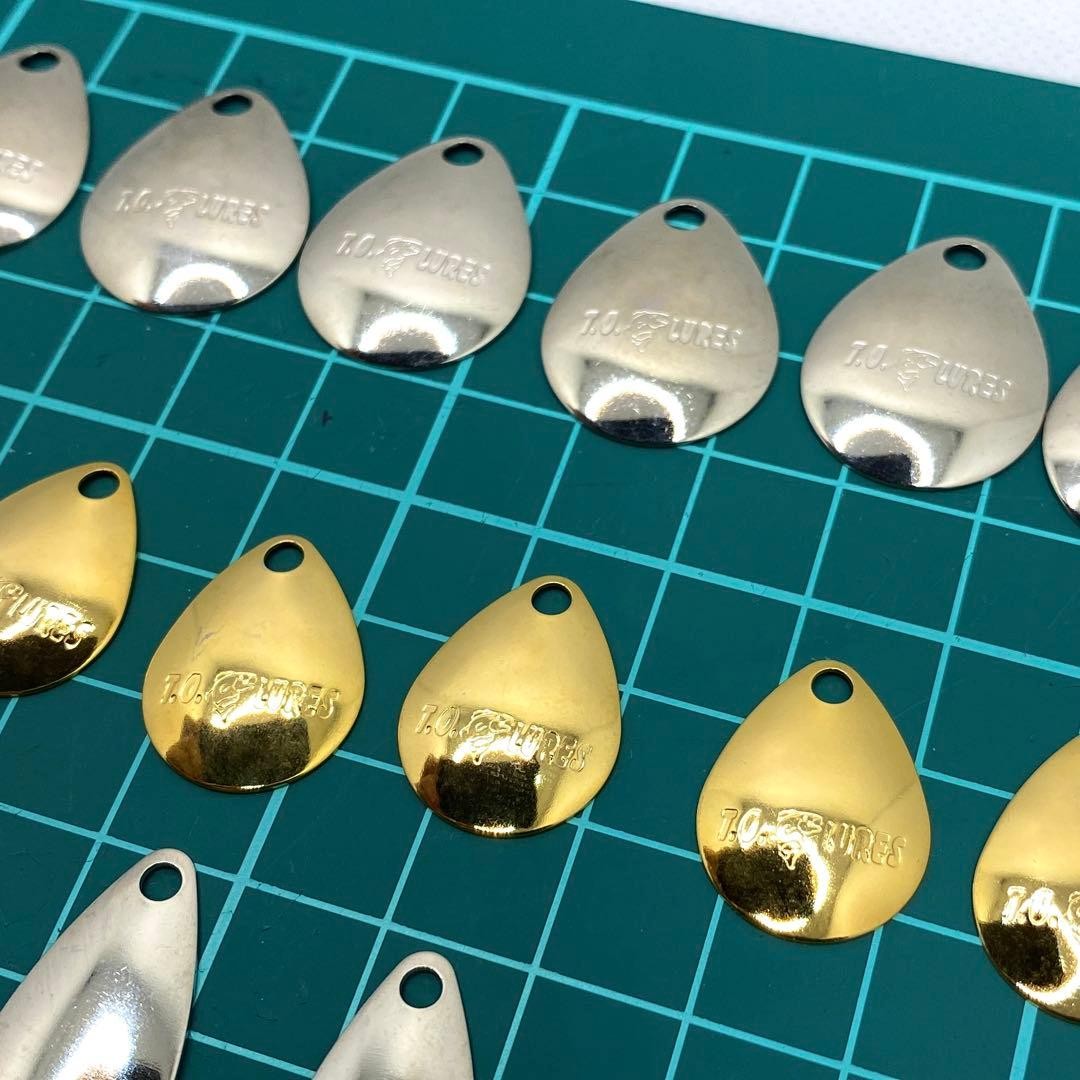 TO Lures Spinnerbait Blade 40 pieces Takahiro Omori - Image 2
