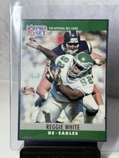 Pro Set 1990 Reggie White Philadelphia Eagles NFL Football Card #252 Base Set