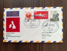 Germany United Kingdom Scotland 1972 Lufthansa Frankfurt Manchester Glasgow