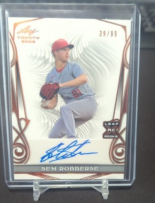 2023 Leaf Trinity - Sem Robberse #BA-SR2 Bronze /99 (AU, RC)