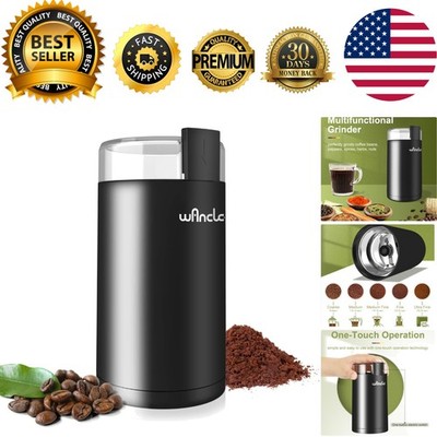 Electric Coffee Grinder, Spice Grinder, One Touch Coffee Mill for Beans, Spic...