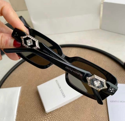 Gentle Monster Phantom 01 Sunglasses Black With Case New | eBay