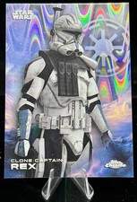 2025 Topps Chrome Star Wars RayWave Refractor Clone Captain Rex #26