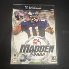 EA Sports Madden NFL 2002 w/ Disc & Case - Nintendo GameCube E 2002