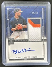 2024 Panini Impeccable Brice Matthews Elegance Prospect Patch Auto #/99 Astros