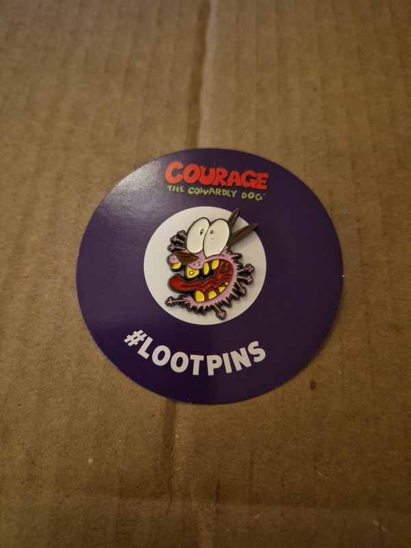 Courage The Cowardly Dog Pin
