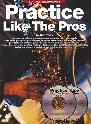 #ad Practice Like The Pros for All Saxophones Learn Sax Lessons Book 2 CD Pack $17.99