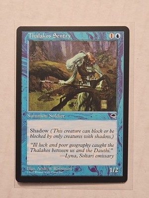 Thalakos Sentry - Tempest - LP - Common - Creature - MTG