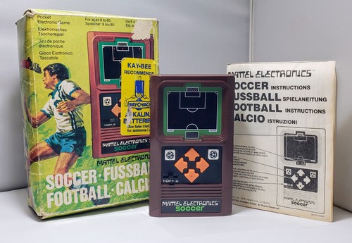 1978 VINTAGE MATTEL ELECTRONICS SOCCER GAME HANDHELD WORKING BOX & INSTRUCTIONS - Picture 3 of 14