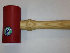 Auto Body Hammer Polyethylene Barrel Mallet 2/" w// Ash Handle Made in Michigan