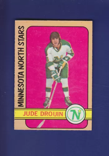 Jude Drouin 1972-73 O-PEE-CHEE OPC NHL Hockey #47 (NM)(OC) Minnesota North Stars
