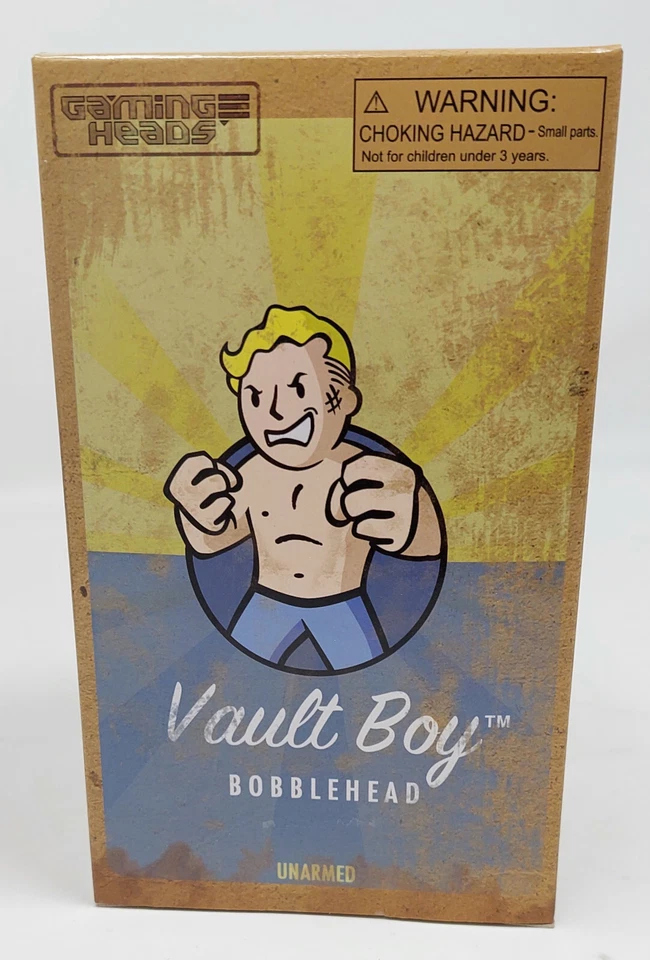 Gaming Heads Fallout 4 Vault Boy 111 UNARMED Bobblehead Figur Serie 2 | NEU! - Bild 2 von 4