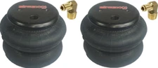 airmaxxx 2 bags 2600 lb & 3/8" hose elbow for truck tow kit air ride suspension