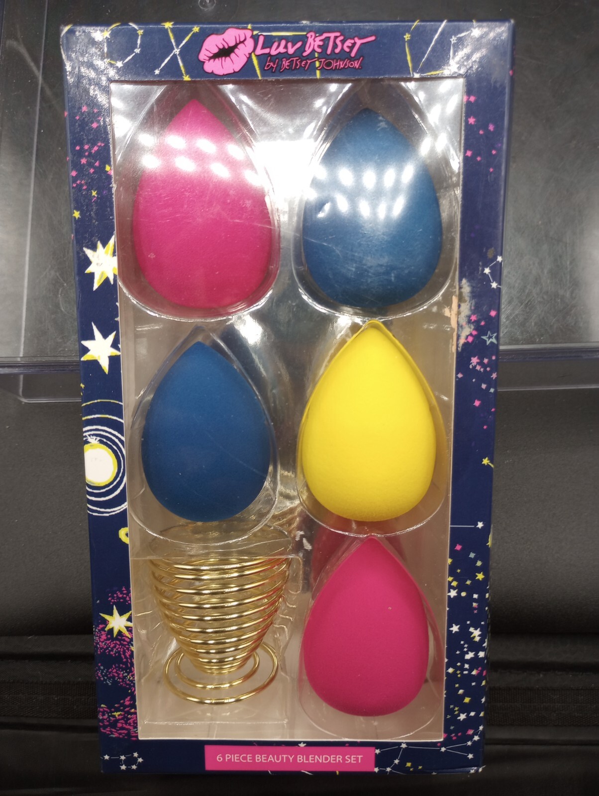 (1 Set) Luv Betsey By Betsey Johnson 6 Piece Beauty Blender Set