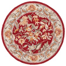 Safavieh Chelsea RED 3' X 3' Round Area Rug - HK141C-3R