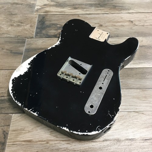 FRANCHIN Mars Gitarrenkörper Relic Aged Black Nitro Esquire Alder T-Type - Bild 5 von 14