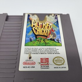 Alfred Chicken - Nintendo NES - Cart - Cartridge - USA