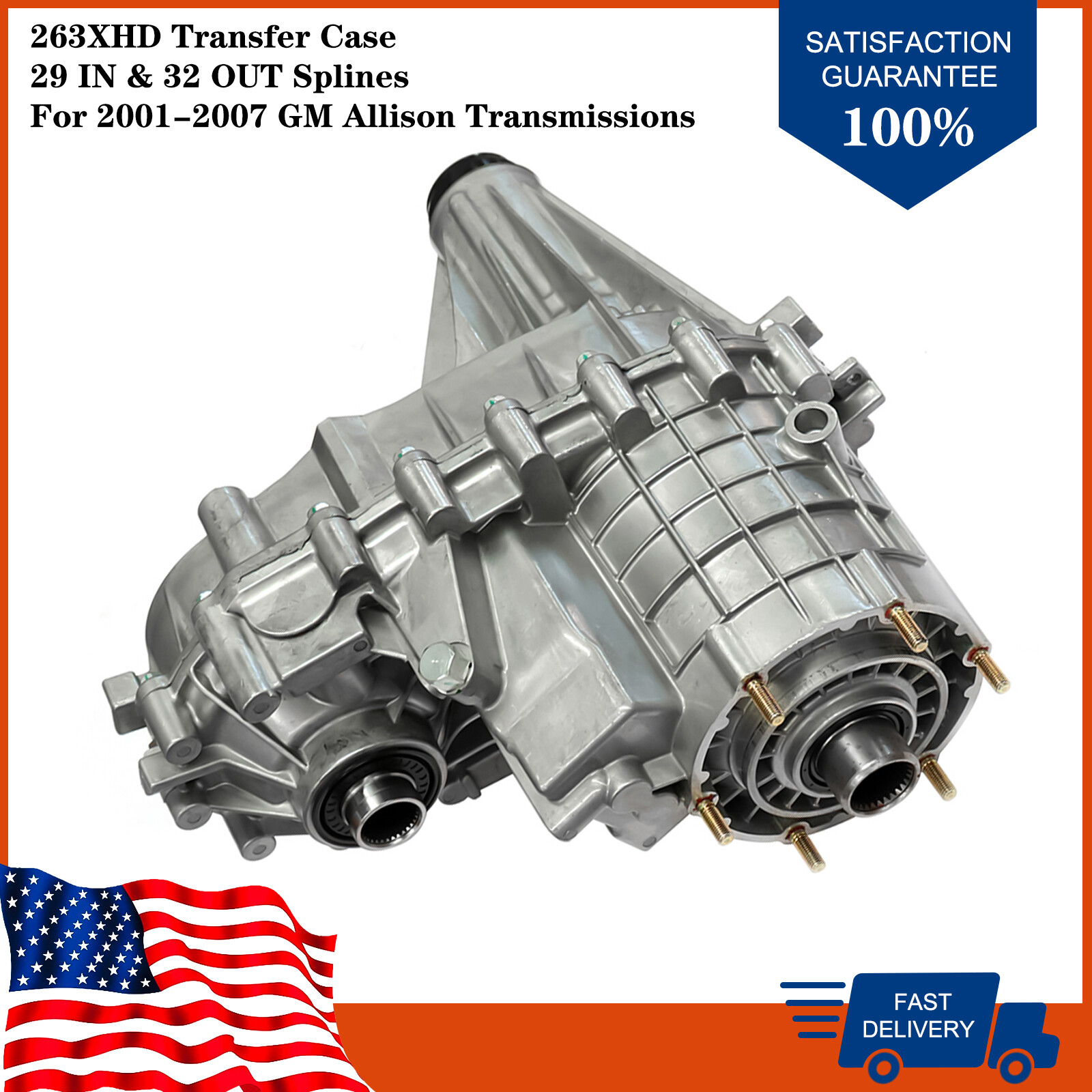 263XHD Transfer Case for CHEVROLET SILVERADO 2500 3500 GMC SIERRA 2500 3500 HD