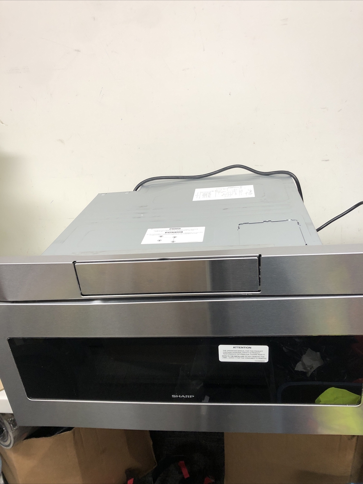 Sharp SMD3070ASY 30” Stainless Steel Microwave Drawer Great Unit