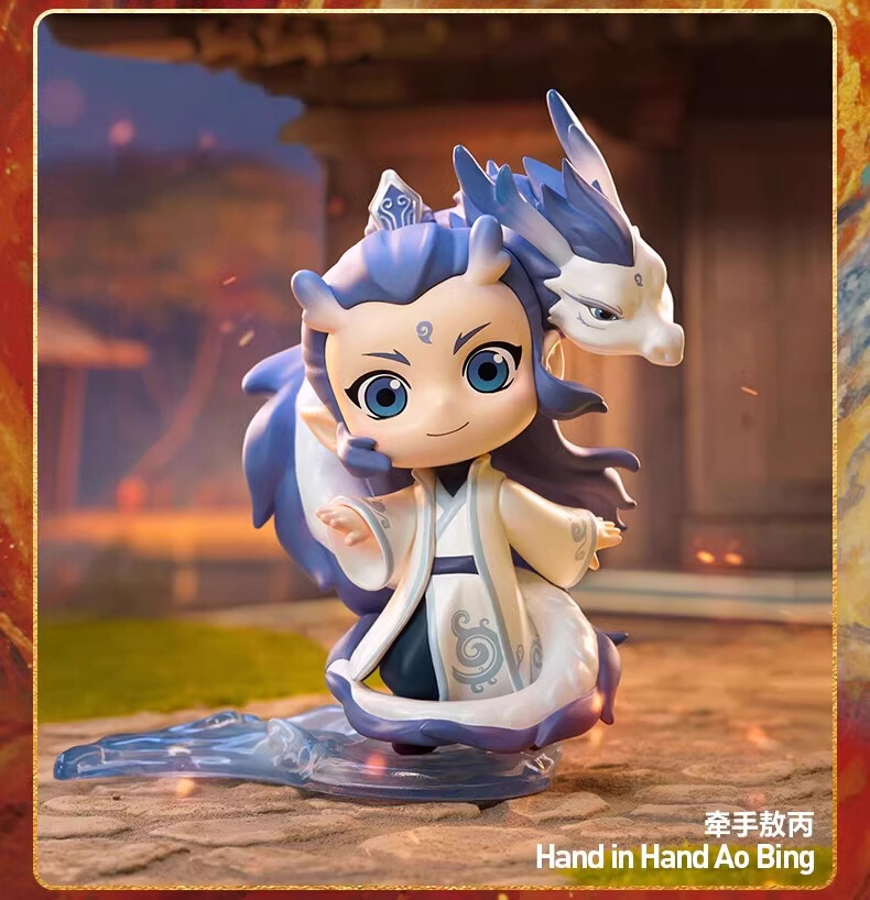 Ne Zha 2 Blind Box Battle-Ready Nezha Figure Cuddly AoBing Model