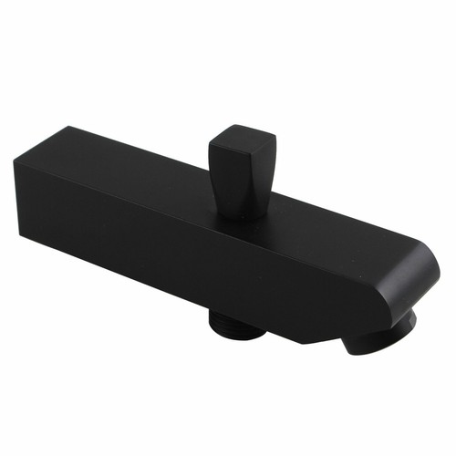 Blaze | Matte black wall Spout wall mounted with diverter - Picture 2 of 4