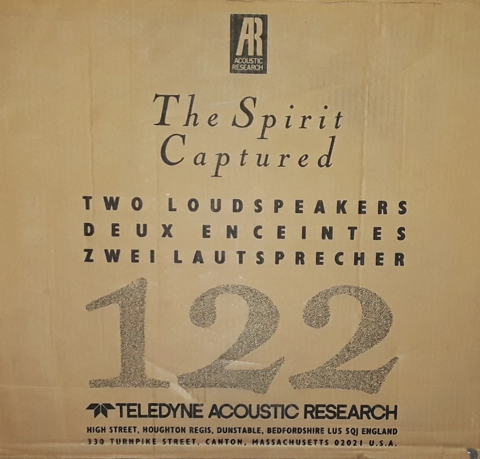 Acoustic Research Spirit Series 122 домашние аудиоколонки (совершенно новые!) - Изображение 3 из 4