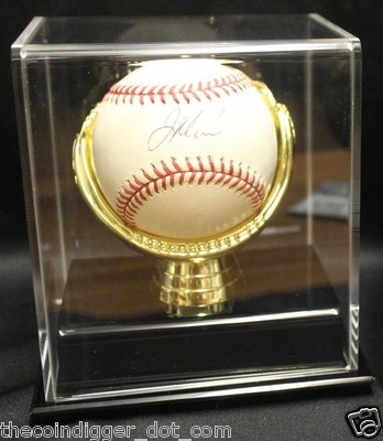 BCW Acrylic Gold Glove Baseball Holder DELUXE Autograph Display 