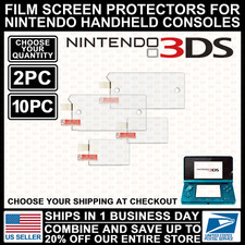 Film Plastic Screen Protector For Nintendo 3DS - Original 3DS - N3DS - 2010/2011