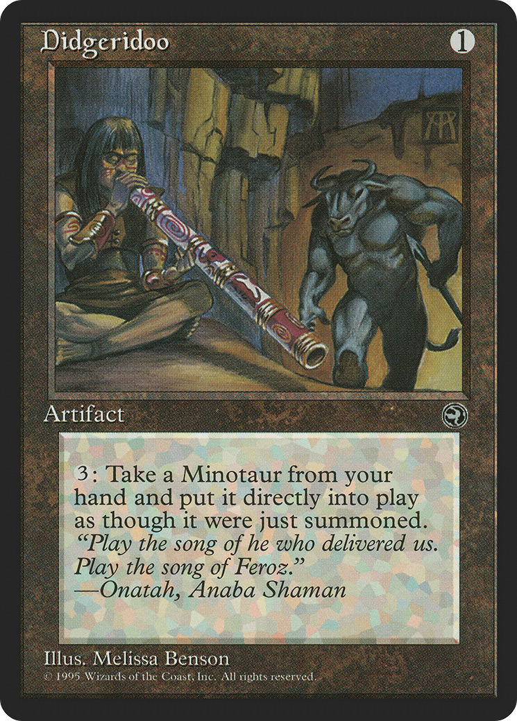 Magic The Gathering - Didgeridoo (Homelands) - Carta Rara MTG