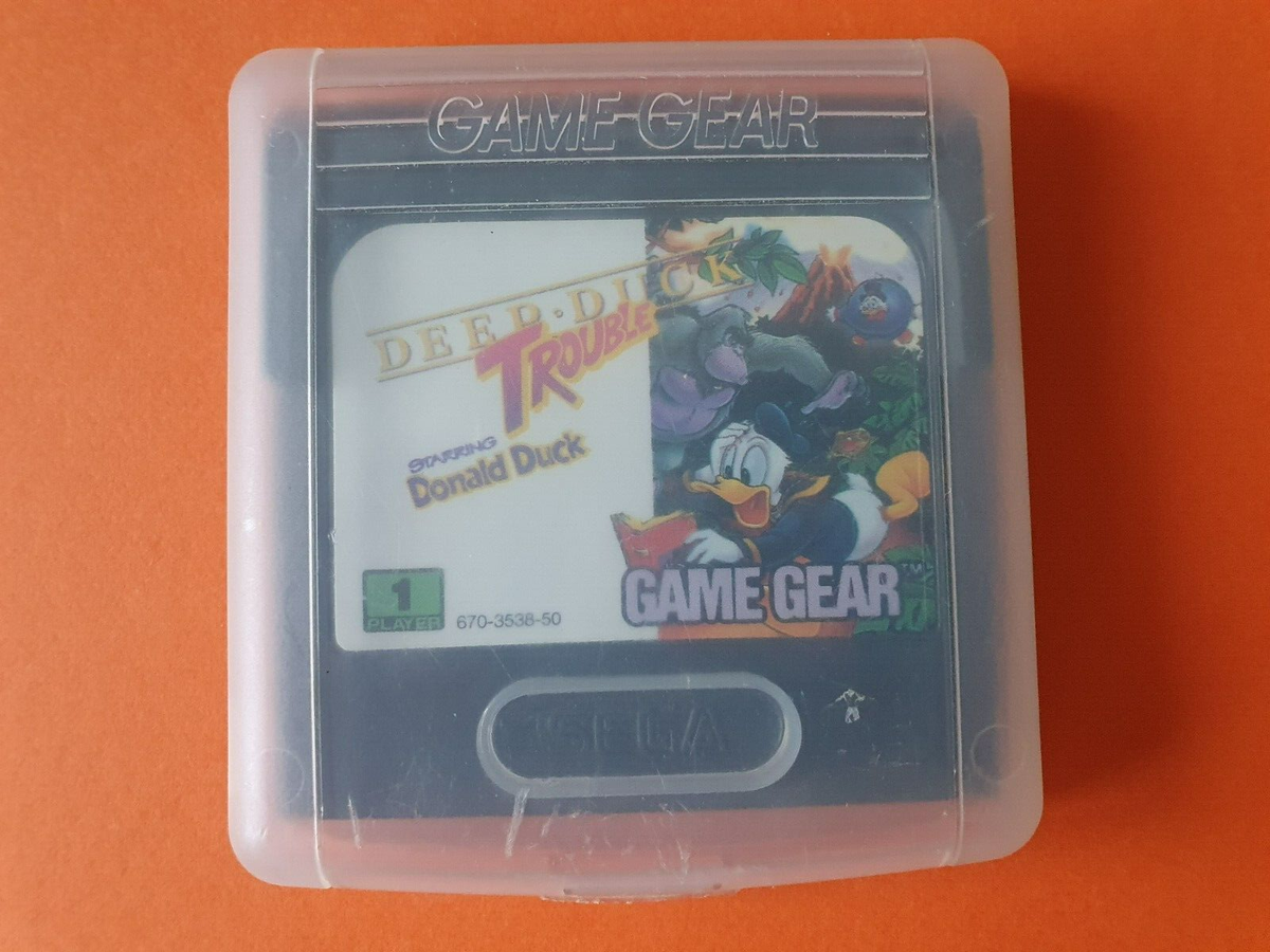 Notice De Jeu Sega Game Gear - Deep Duck Donald (Aladdin) - Bon état