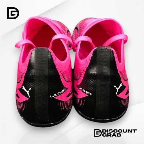 Puma Ultra Match FG/AG Soccer Cleats Pink/Black Men's Size 9.5 - Picture 5 of 6
