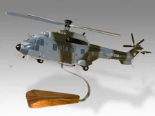 Airbus Eurocopter AS532 Cougar Swiss Air Force Desk Wood New Model Small 1/48