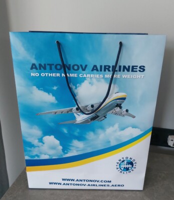 Antonov Aircraft Plant große Papiertüte. Selten!!!