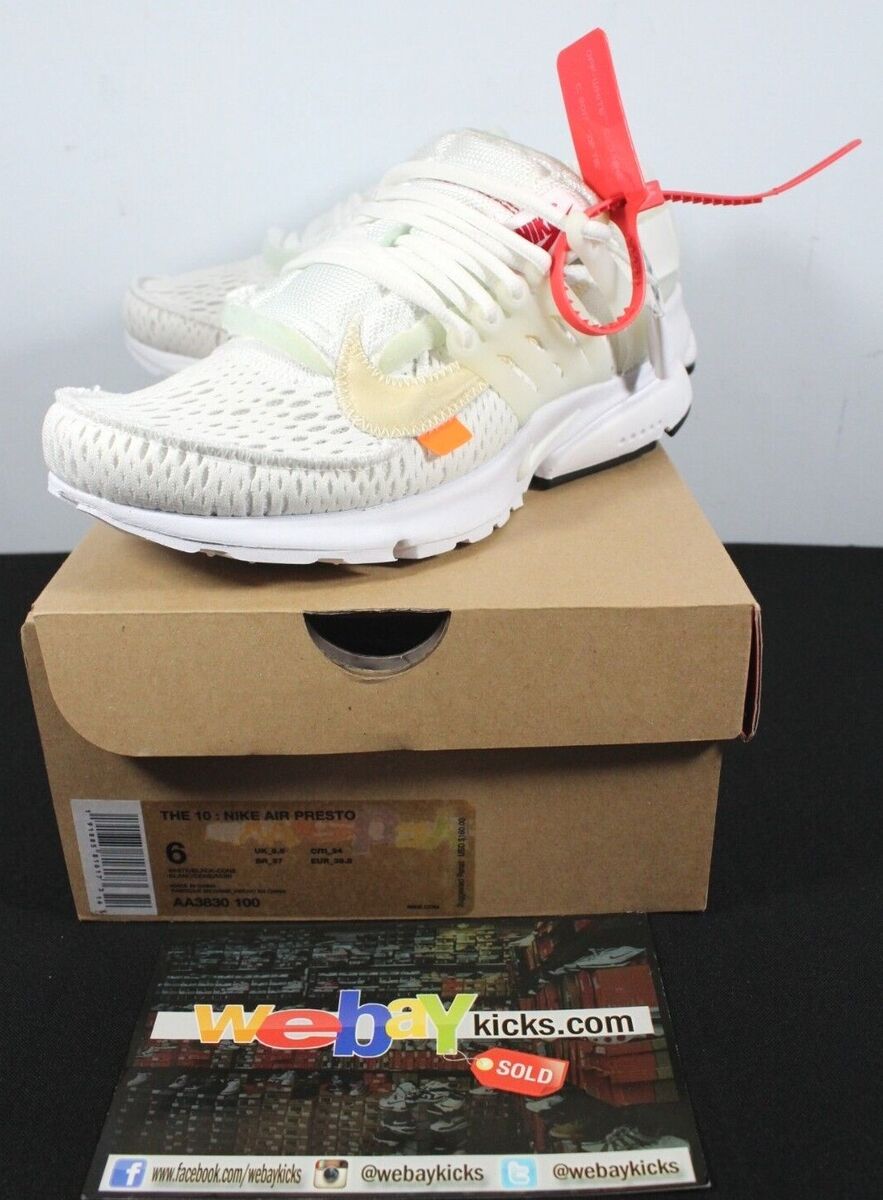 Air Presto White x Off-White, AA3830-100