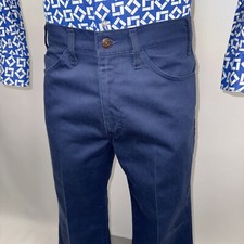 Vintage Levis Pants BIG E Sta Prest Mens Levi  s Wide Leg 60s 70s Disco Vtg 32 27