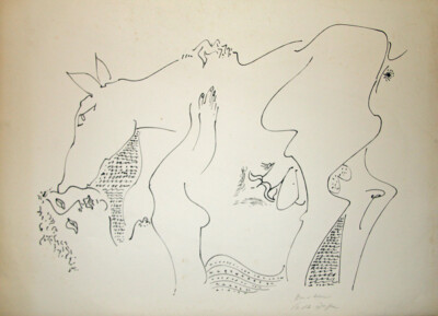 Andre Masson - Signed Lithograph - The Donkey