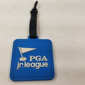 PGA JR. LEAGUE SOFT PLASTIC GOLF BAG TAG W/ STRAP