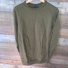 Zara WB Collection Sweatshirt Dress Stunning Casual Medium Green 821